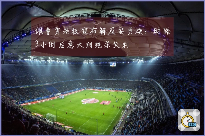 佩鲁贾老板宣布解雇安贞焕，时隔3小时后意大利绝杀失利