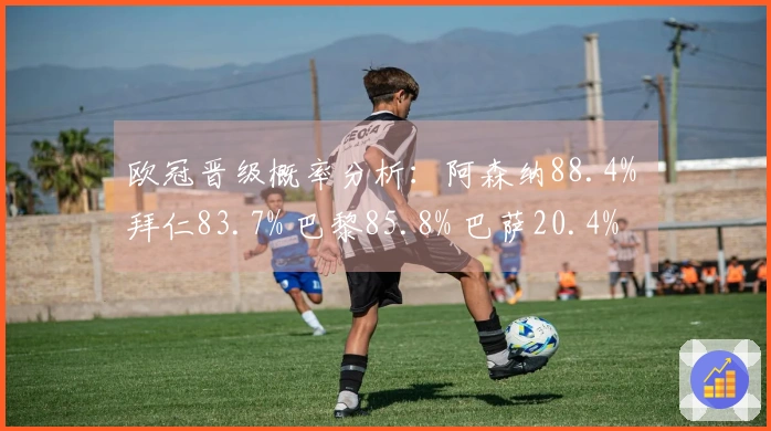 欧冠晋级概率分析：阿森纳88.4% 拜仁83.7% 巴黎85.8% 巴萨20.4%